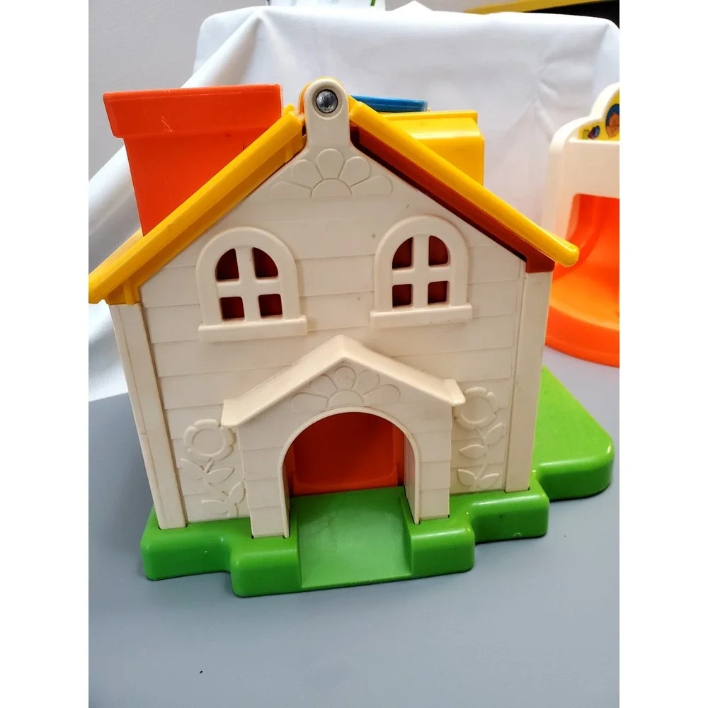 Fisher-Price Chunky‎ Little People Vintage DISCOVERY COTTAGE/HOUSE * 1984 *